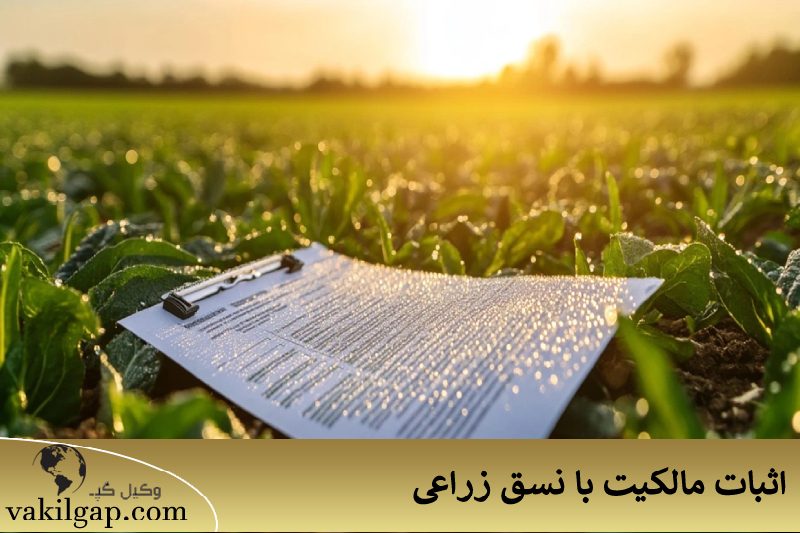 اثبات مالکیت با نسق زراعی 